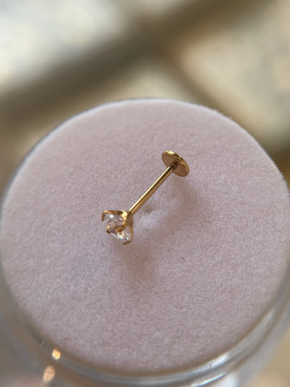 Titanium nose stud