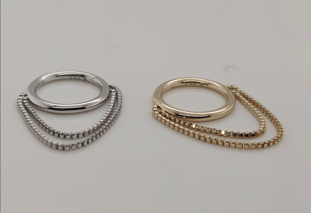 14k Snake chain