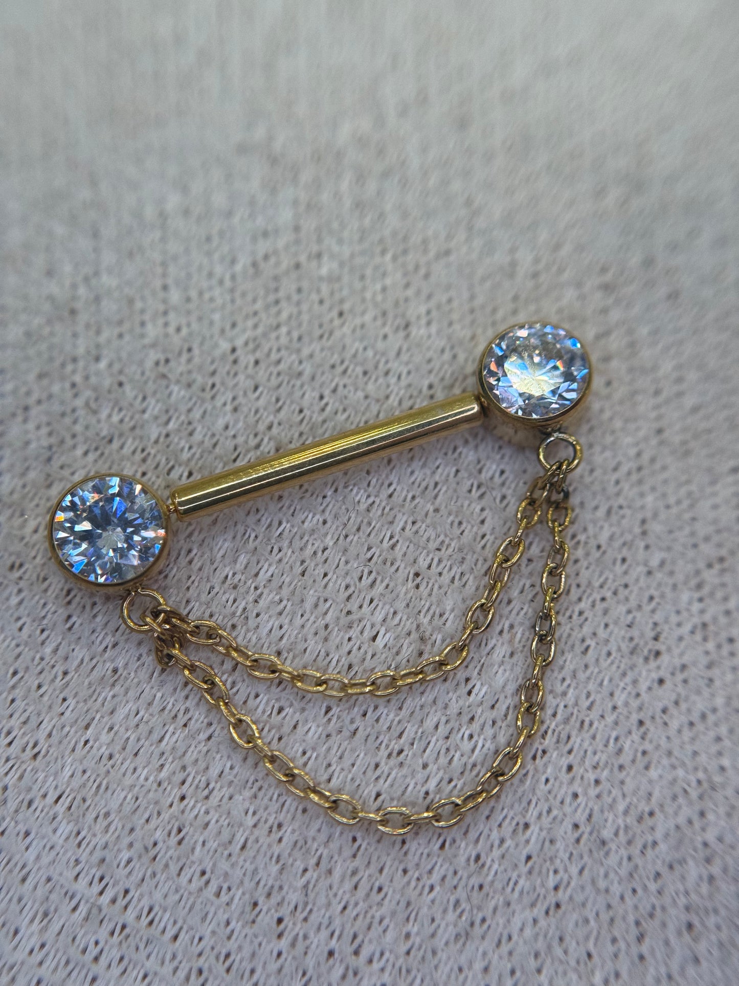 Double Chain Nipple Bar