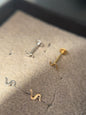 14K Plain Snake