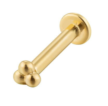 14k Ball Trinity Small