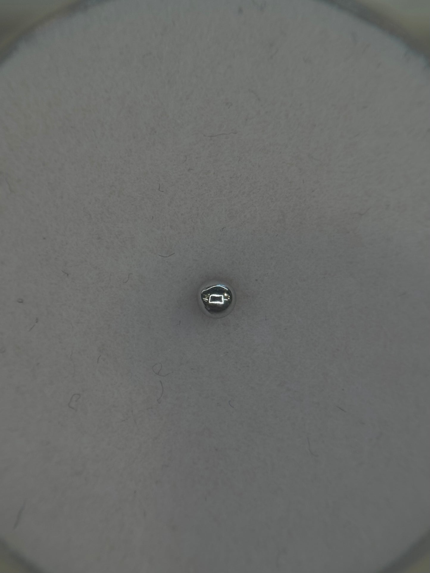 14k nose plain ball