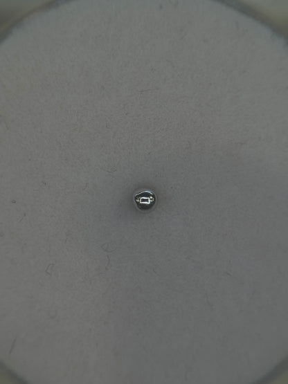 14k nose plain ball