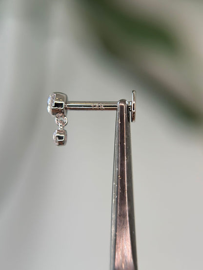 14K Invisible Drop