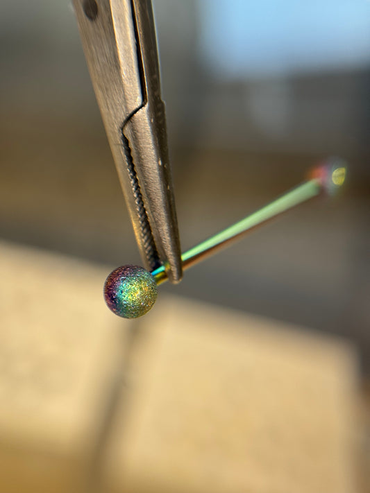 Shimmer Ball Industrial Bar