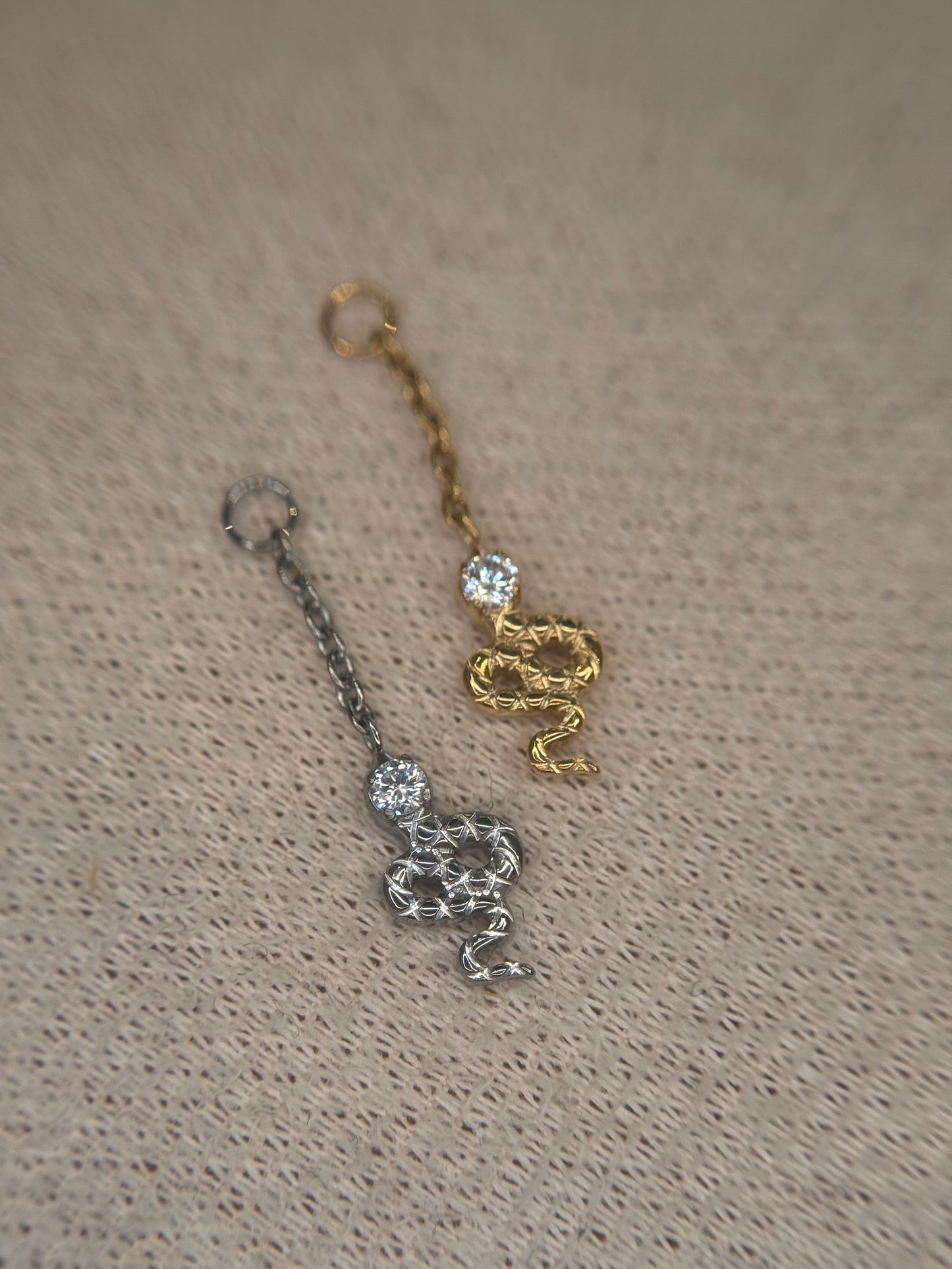 Snake Chain Charm