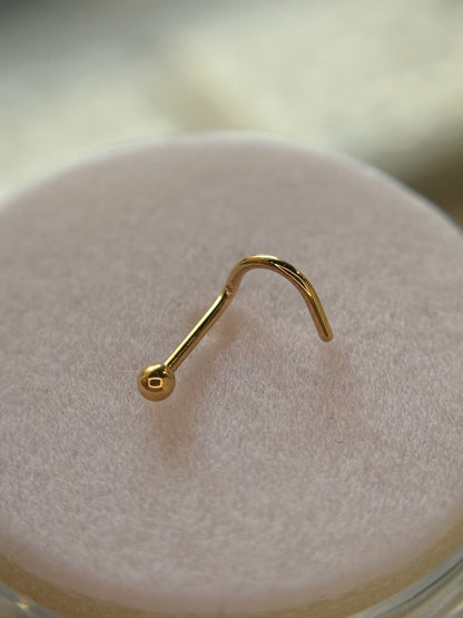 Plain ball nose stud