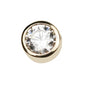 14k CZ Stud