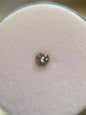 Bordered nose stud push pin