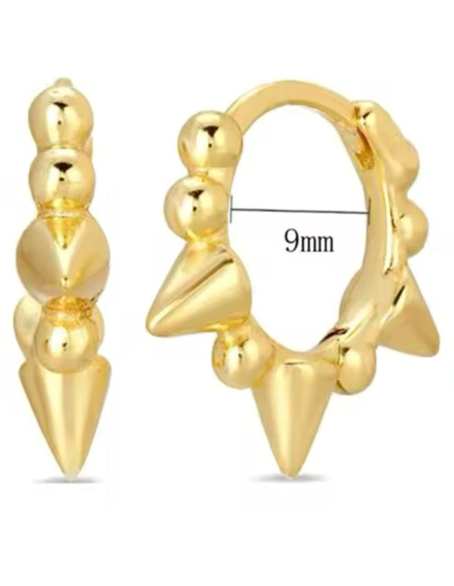 Beaded spike Pair