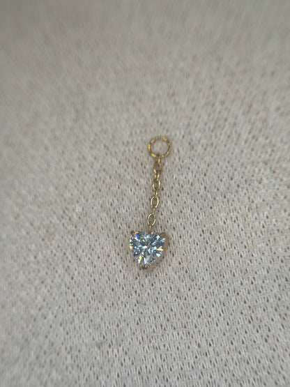 Heart Stone Charm