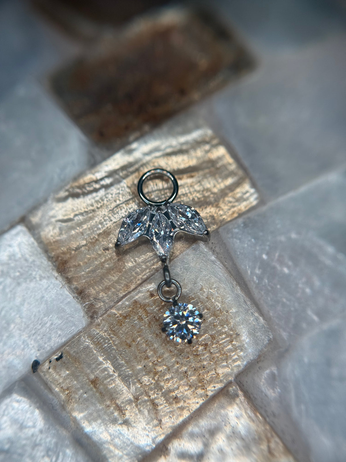 Inverted Crown Charm