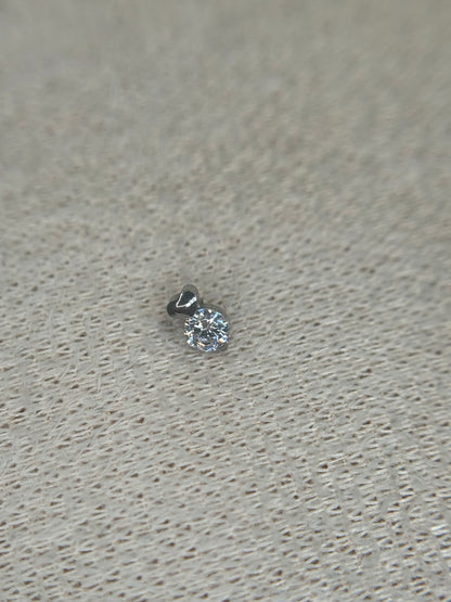 Heart Lumi Stud