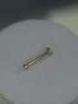 14k nose plain ball