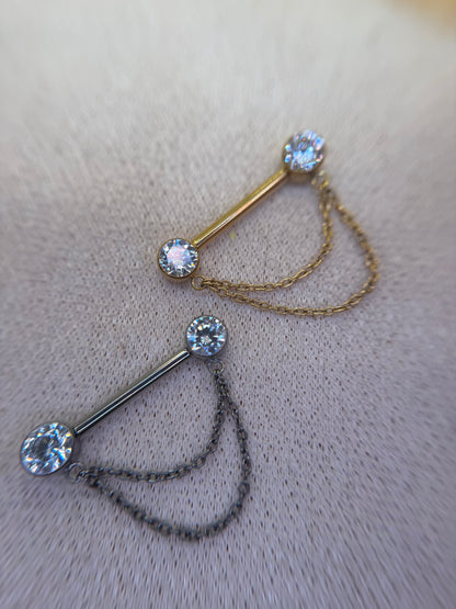 Double Chain Nipple Bar