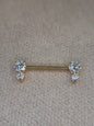 Dos Stud Nipple Bar