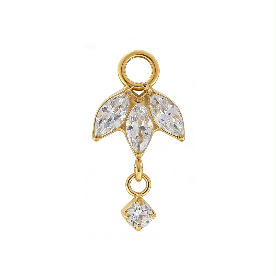 Inverted Crown Charm