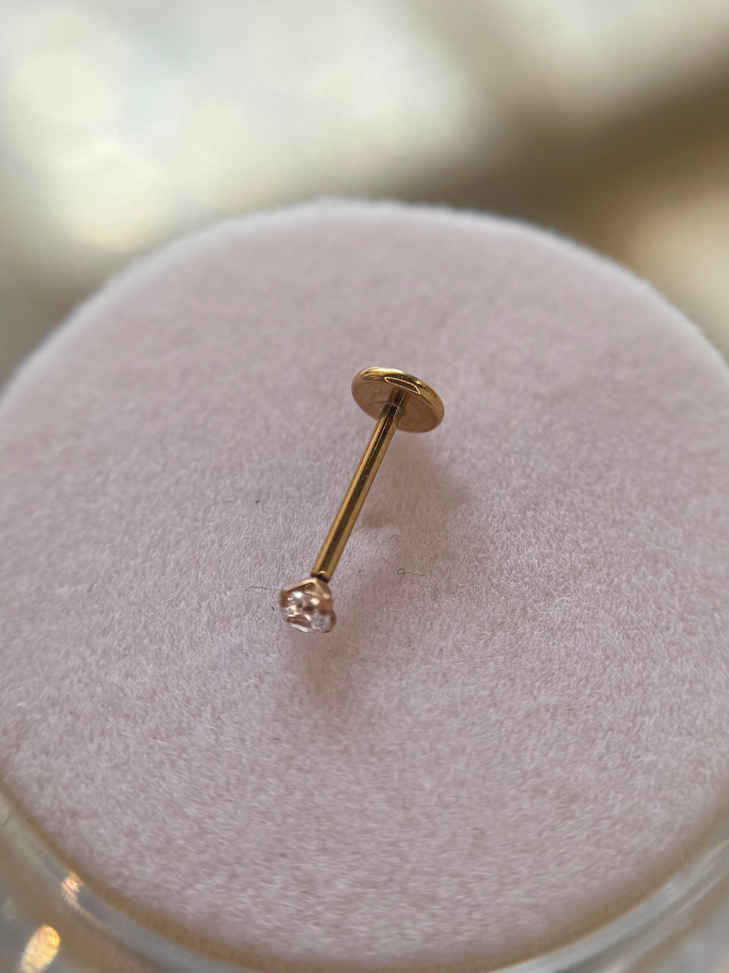 Titanium nose stud