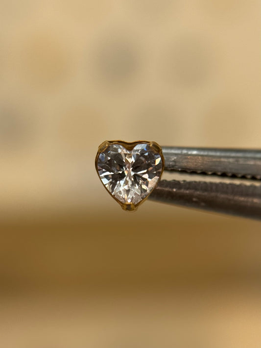 Heart Stud