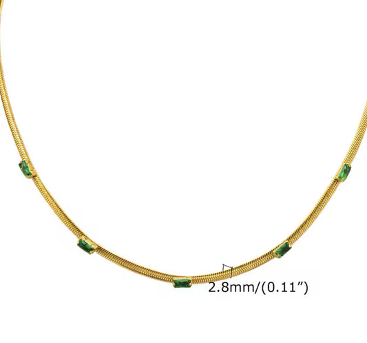 Green snake Chain