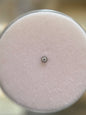 Bordered nose stud push pin