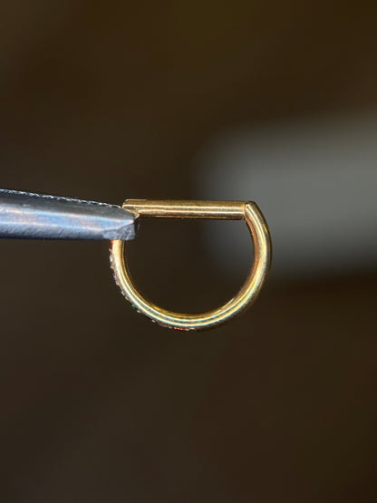 D shape hoop