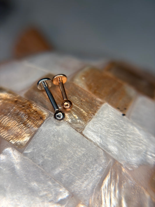 Disco Ball Titanium Standard Stud