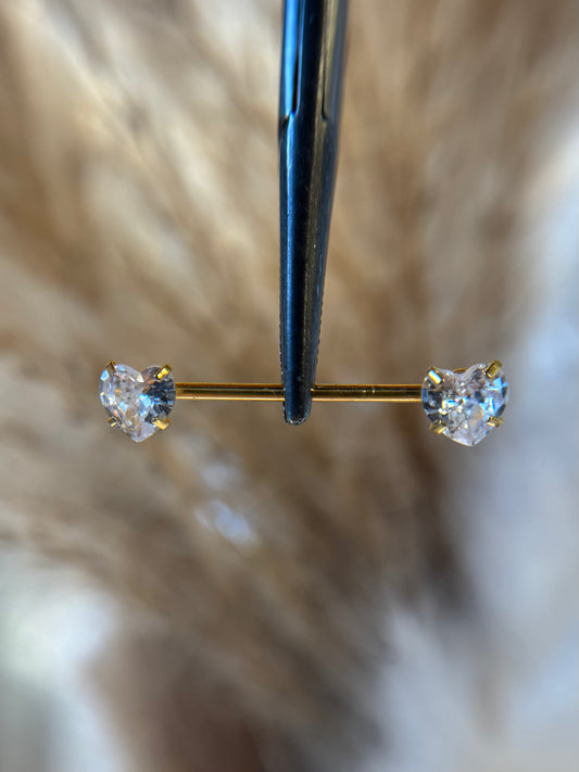 Heart Nipple bar