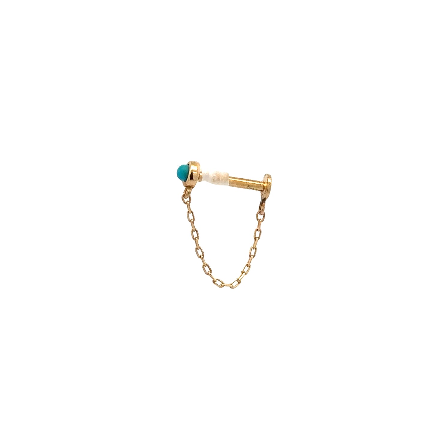 14k Gold opal chain