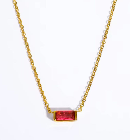 July Stone Necklace