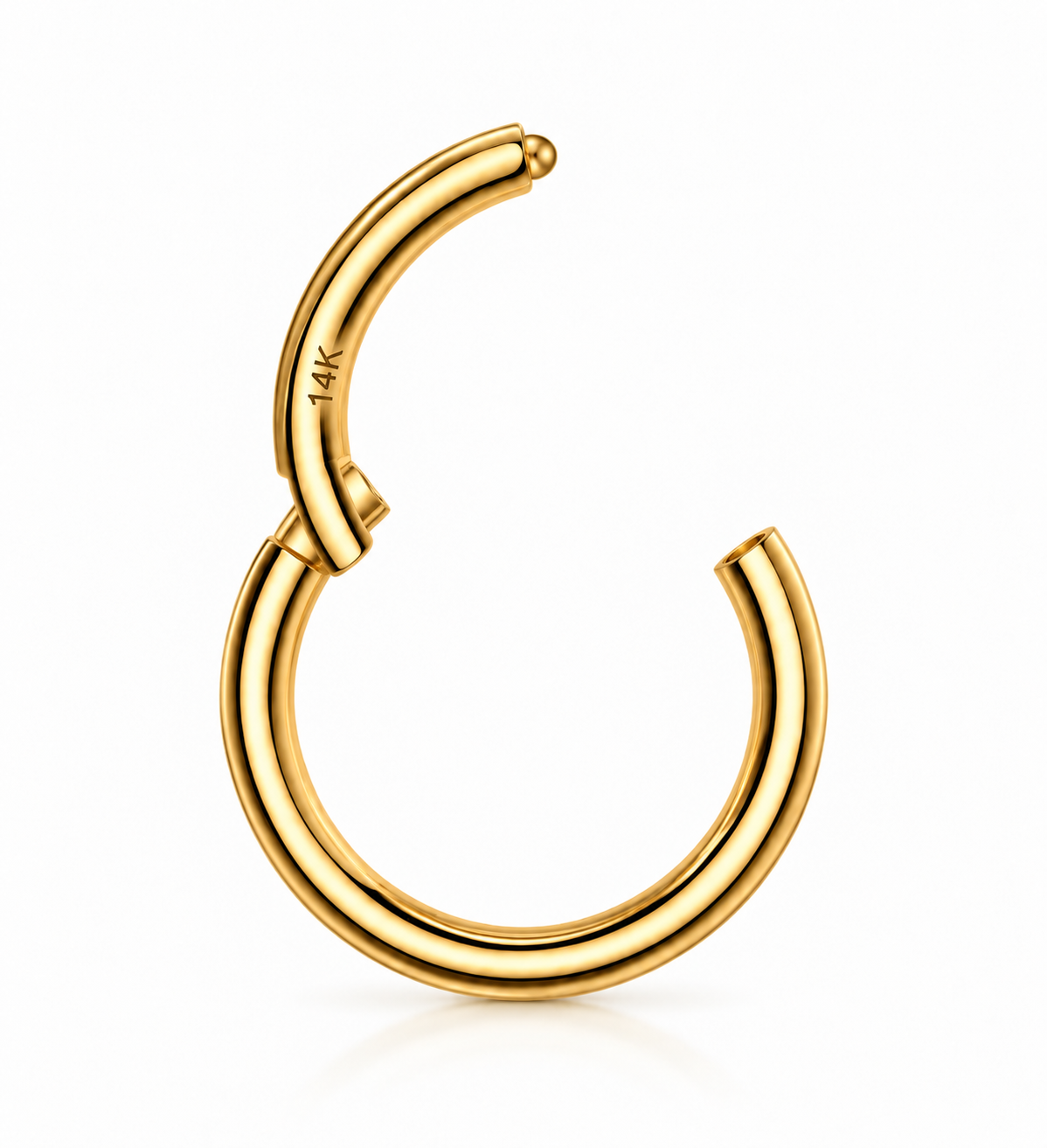 14k Plain Hoop