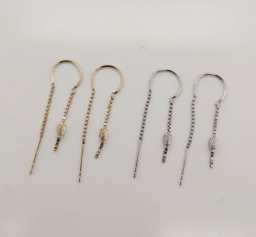 14k Hoop Threader Ball