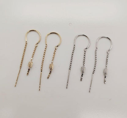14k Hoop Threader Ball