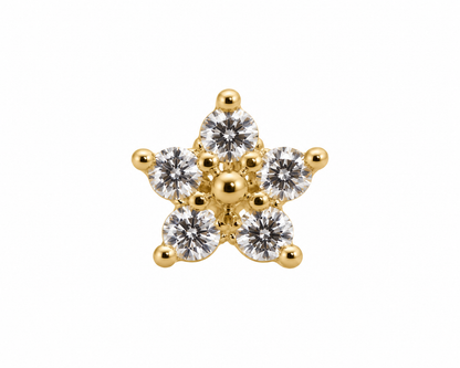 14k Tiny Love Flower