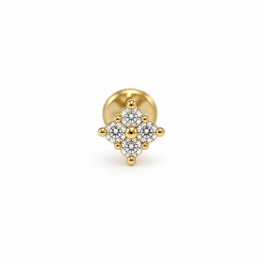 14k Narcissus Flower