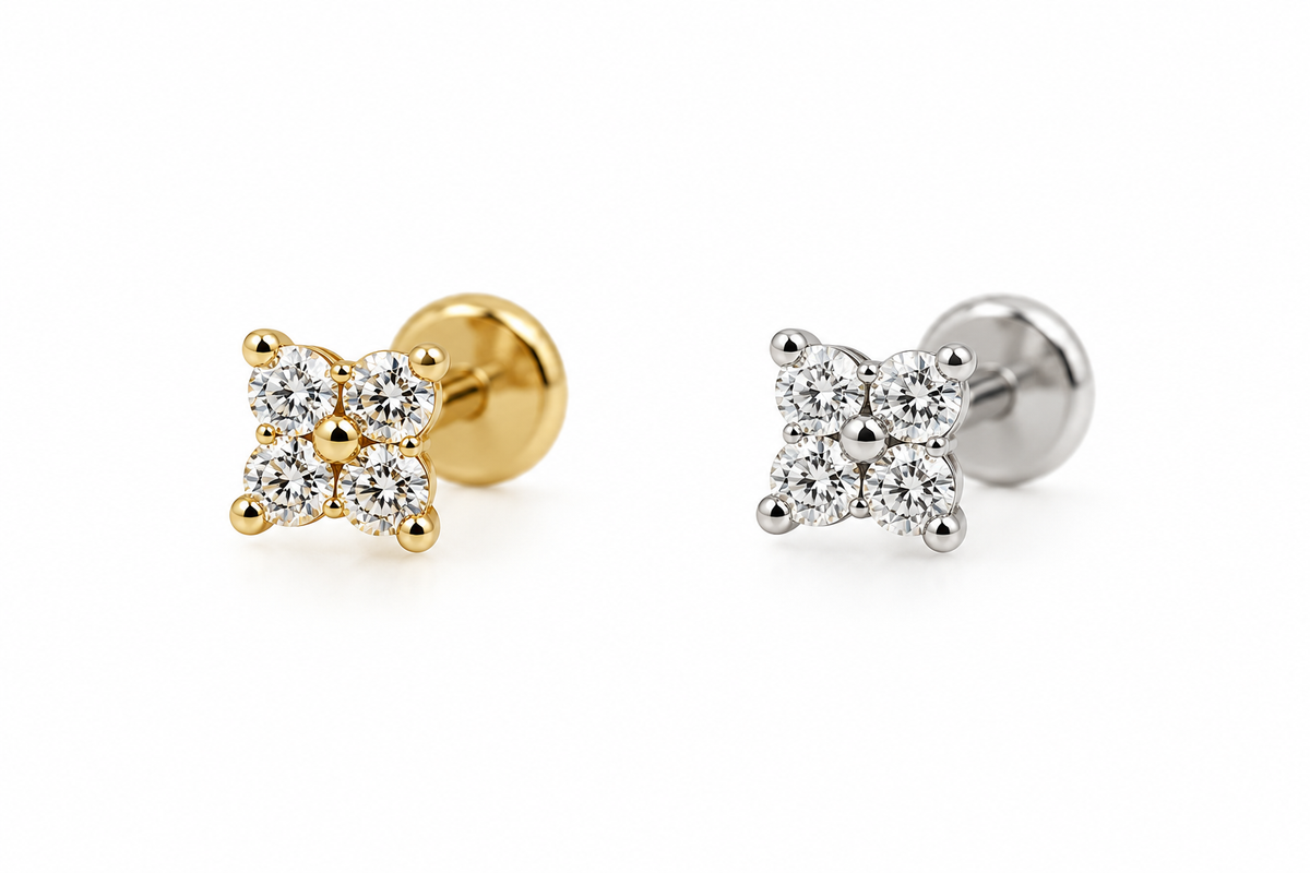 14k Narcissus Flower