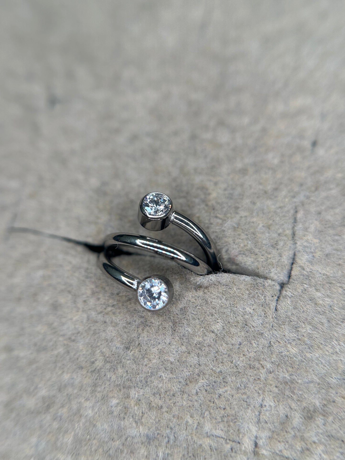 Crystal wrap hoop