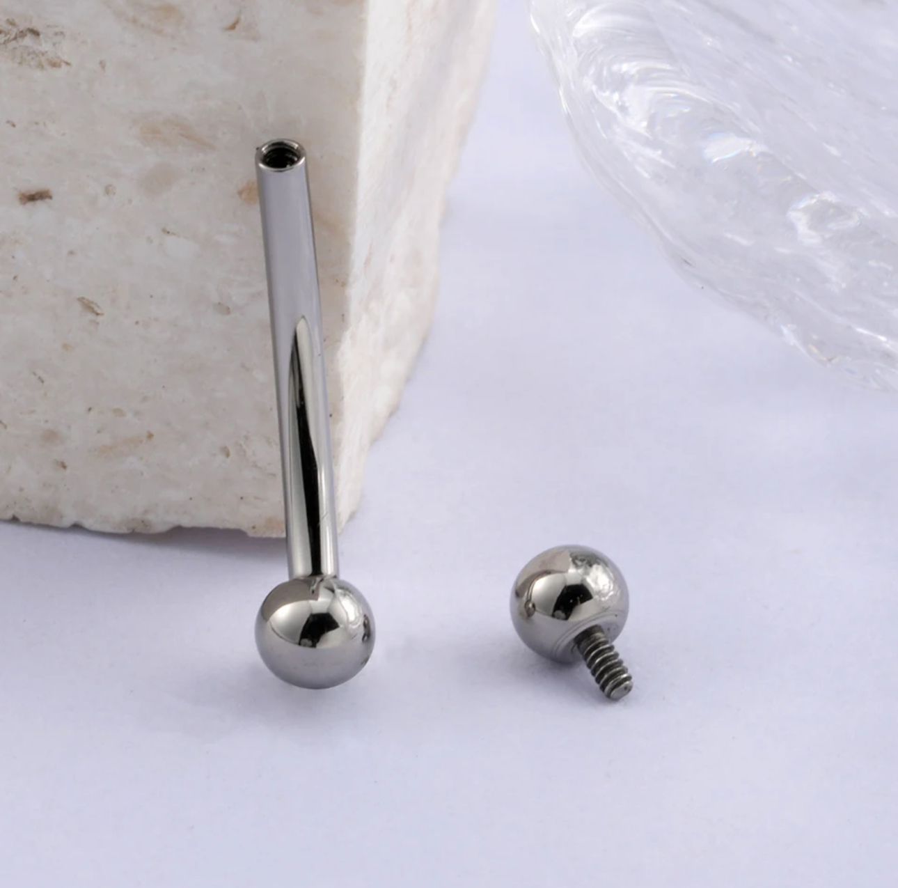 Titanium Standard Curved Barbel