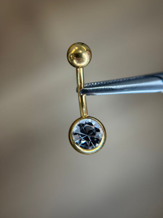 Plain top Basic titanium belly