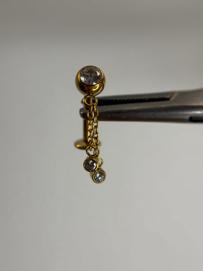 Chain Dangle Floating Belly