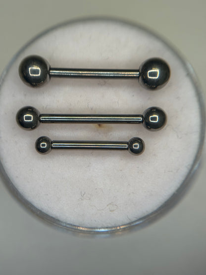 Plain ball barbell