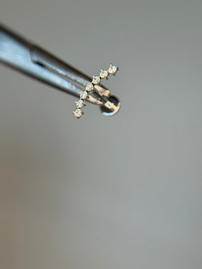 14k Curved Dots