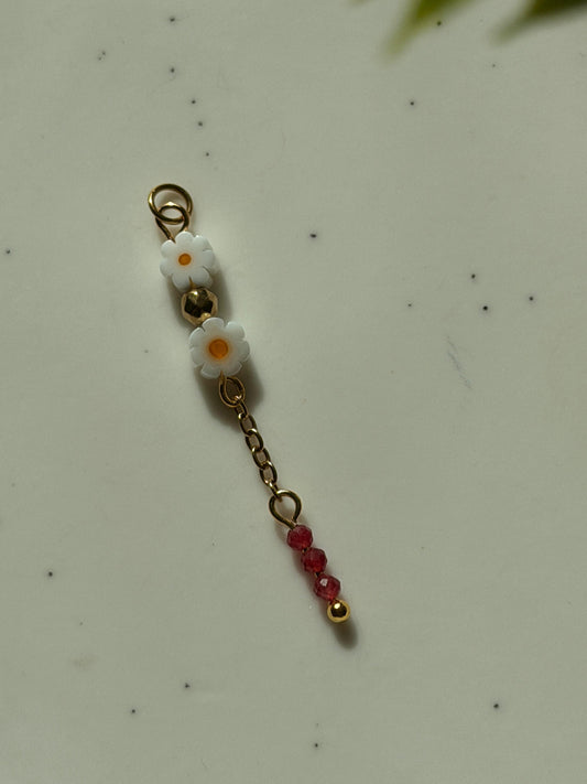 Daisy Drop Charm