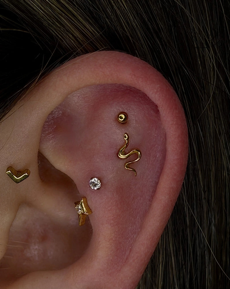 Titanium stud
