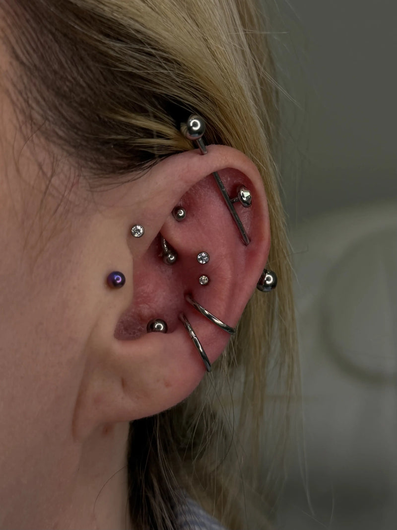 Titanium stud