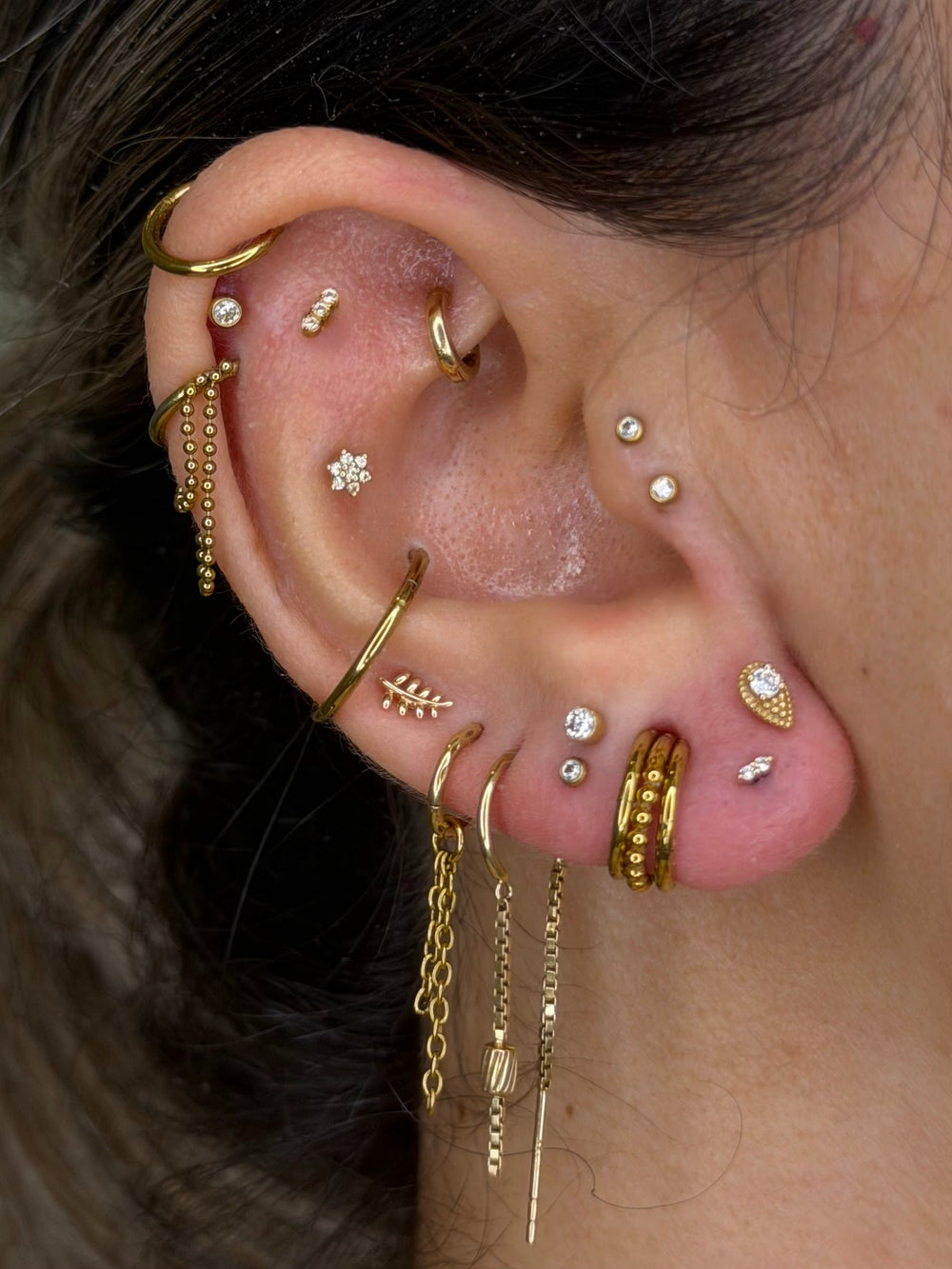 Styled ear stack