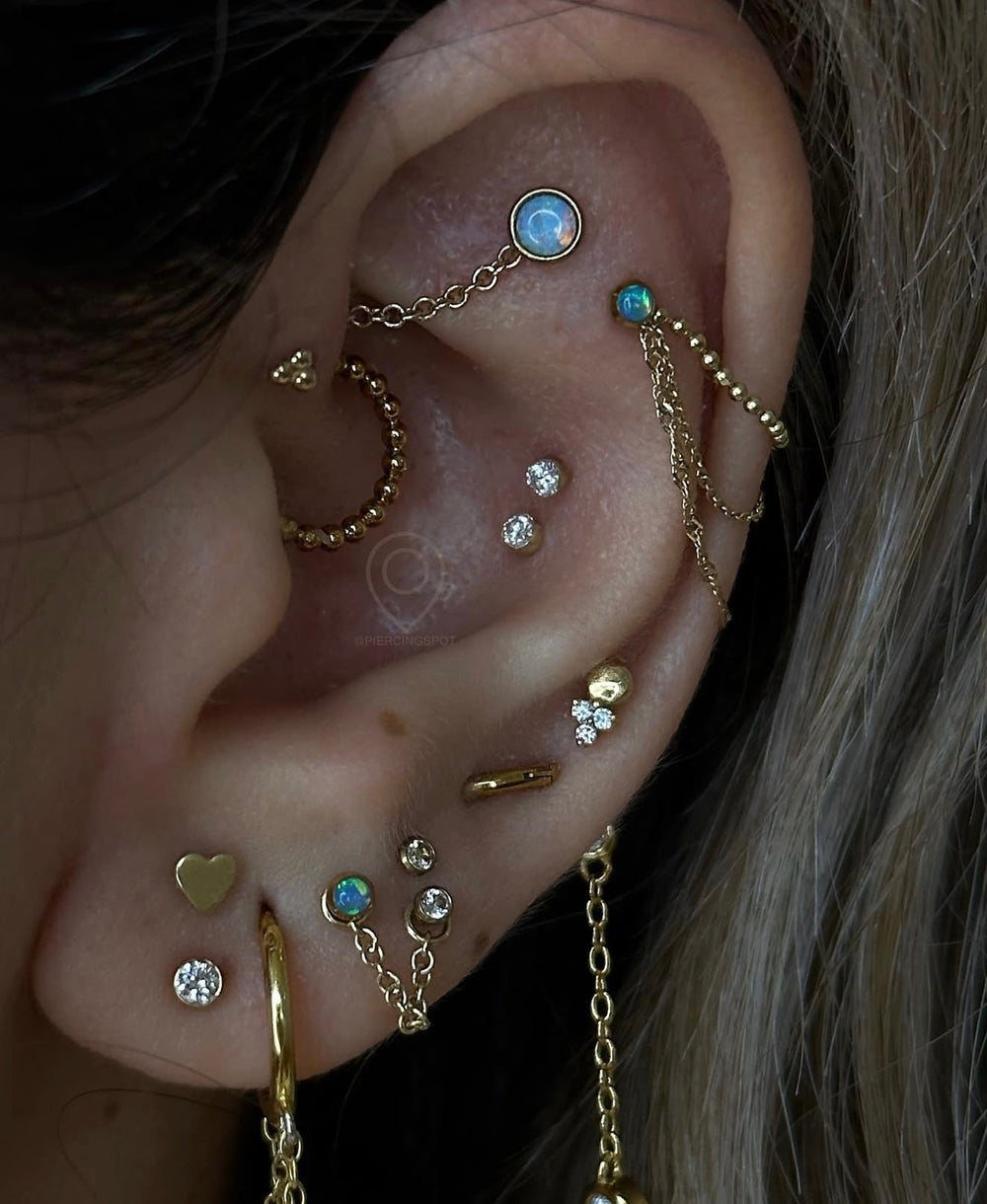 Styled ear stack
